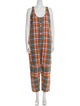 Ace & Jig Plaid Print Scoop Neck Jumpsuit