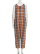 Ace & Jig Plaid Print Scoop Neck Jumpsuit