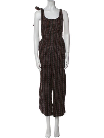 Ace & Jig Printed Scoop Neck Jumpsuit
