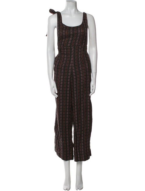Ace & Jig Printed Scoop Neck Jumpsuit