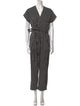 Ace & Jig Striped V-Neck Jumpsuit