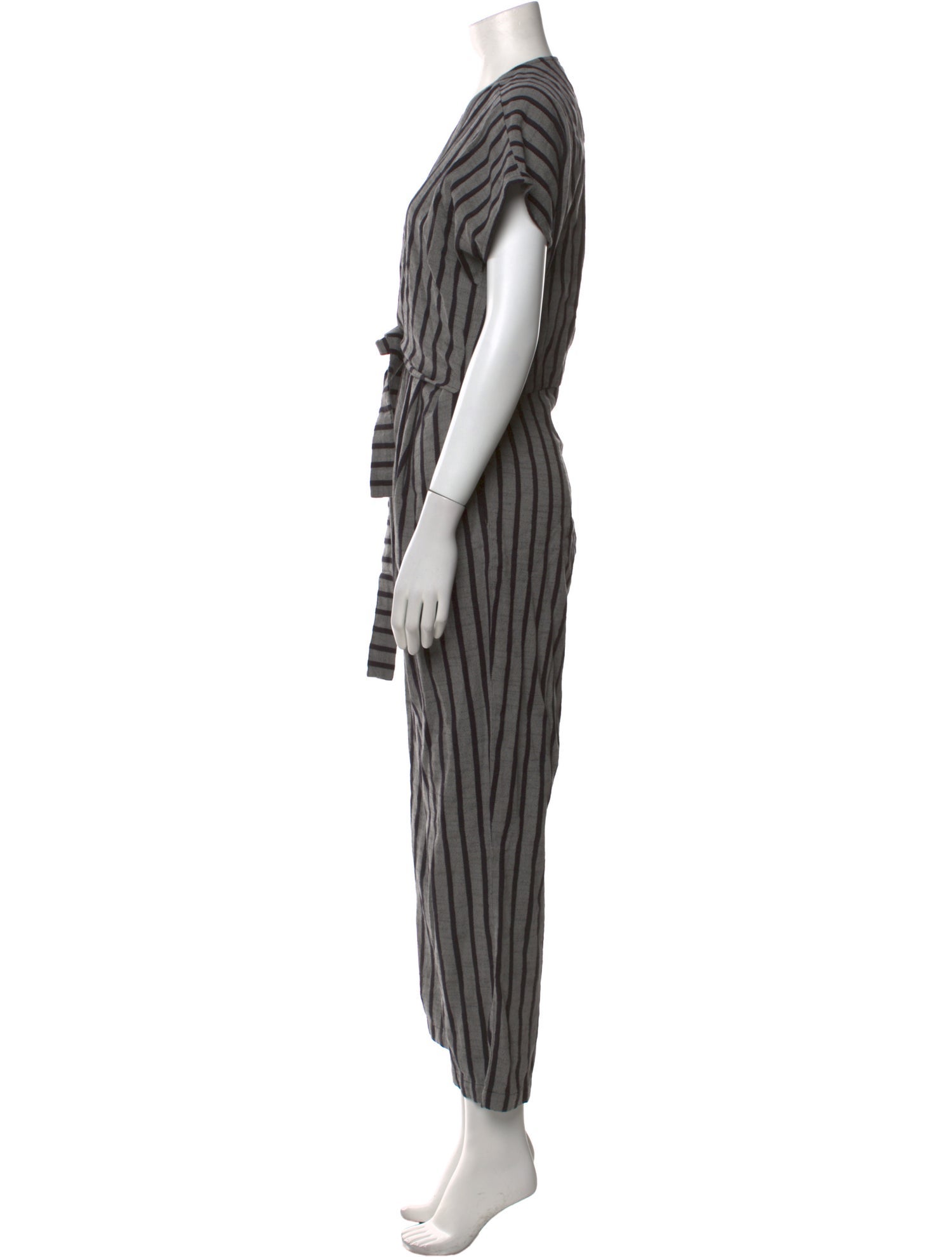 Ace & Jig Striped V-Neck Jumpsuit