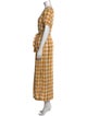 Ace & Jig Plaid Print Long Dress