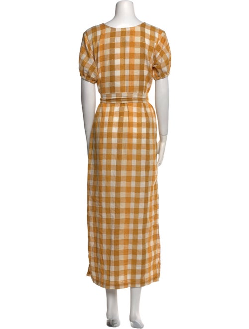 Ace & Jig Plaid Print Long Dress