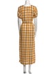 Ace & Jig Plaid Print Long Dress