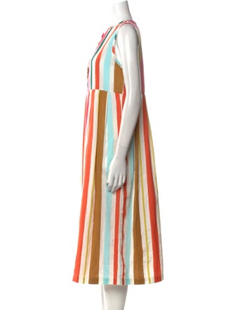 Ace & Jig Striped Midi Length Dress