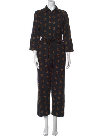 Ace & Jig Printed Crew Neck Jumpsuit