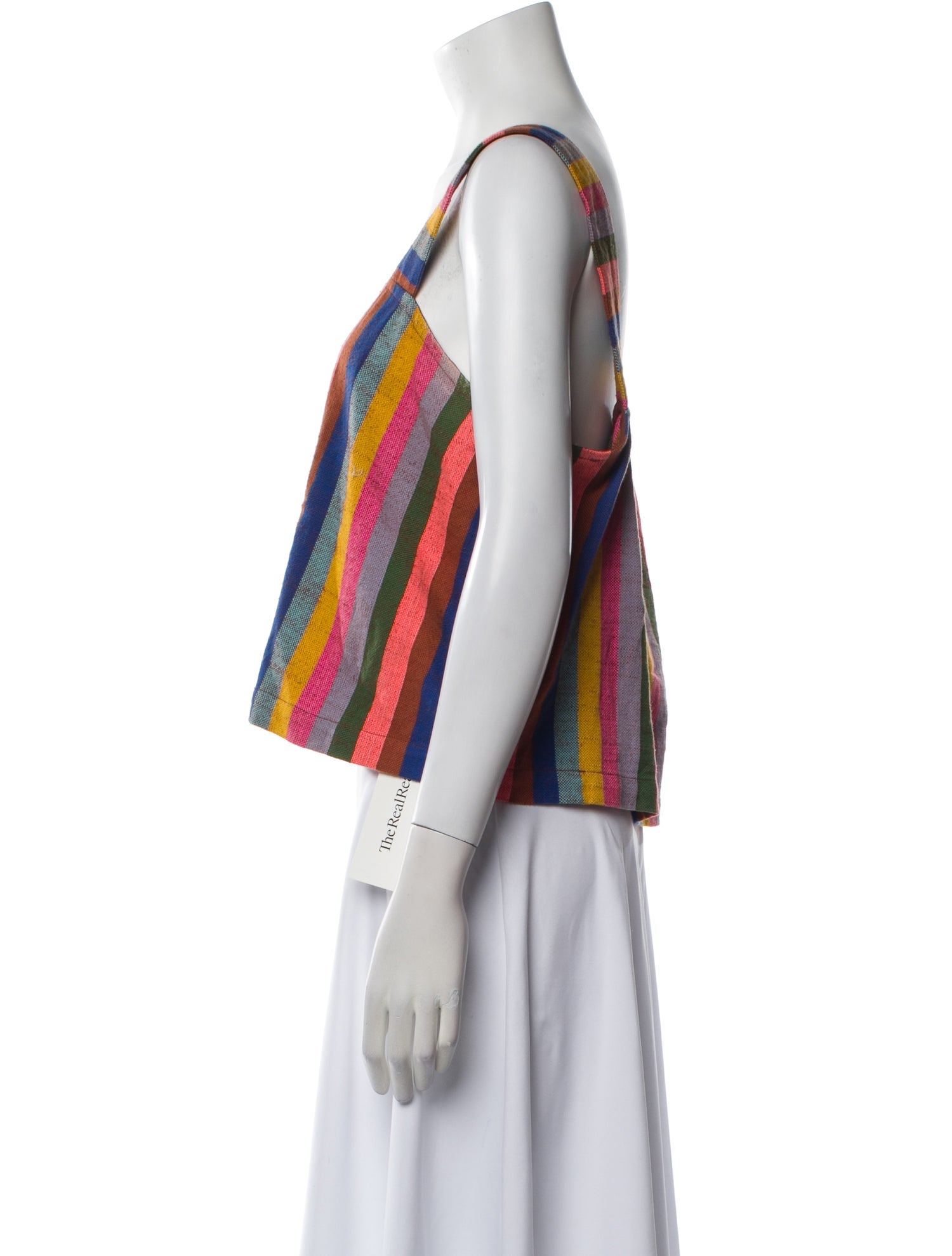 Ace & Jig Printed Square Neckline Crop Top