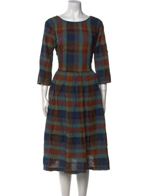 Ace & Jig Plaid Print Knee-Length Dress