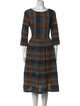 Ace & Jig Plaid Print Knee-Length Dress