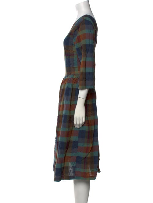 Ace & Jig Plaid Print Knee-Length Dress
