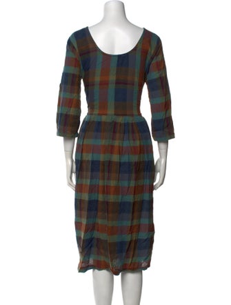 Ace & Jig Plaid Print Knee-Length Dress