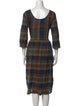 Ace & Jig Plaid Print Knee-Length Dress