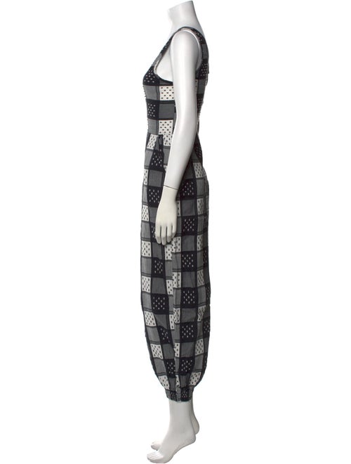 Ace & Jig Plaid Print Scoop Neck Jumpsuit