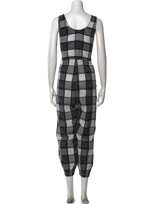 Ace & Jig Plaid Print Scoop Neck Jumpsuit