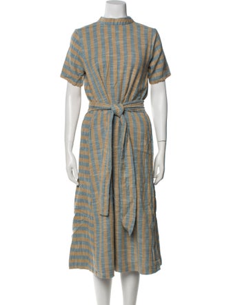 Ace & Jig Striped Midi Length Dress