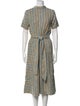 Ace & Jig Striped Midi Length Dress