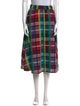Ace & Jig Plaid Print Midi Length Skirt