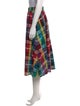 Ace & Jig Plaid Print Midi Length Skirt
