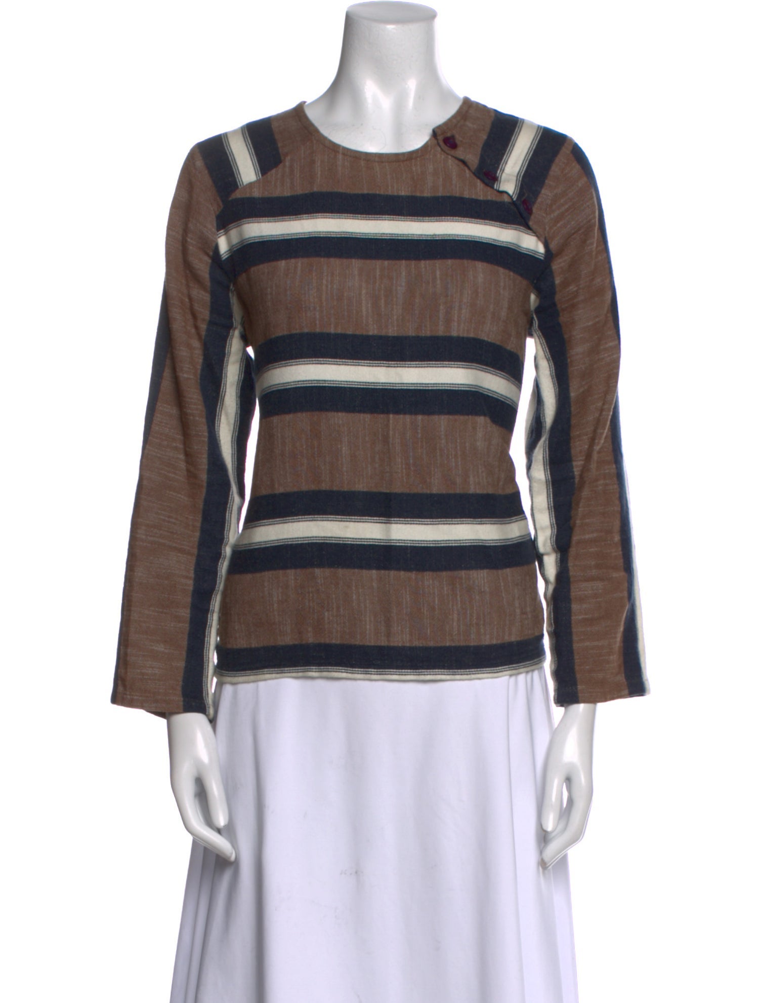 Ace & Jig Striped Crew Neck Top