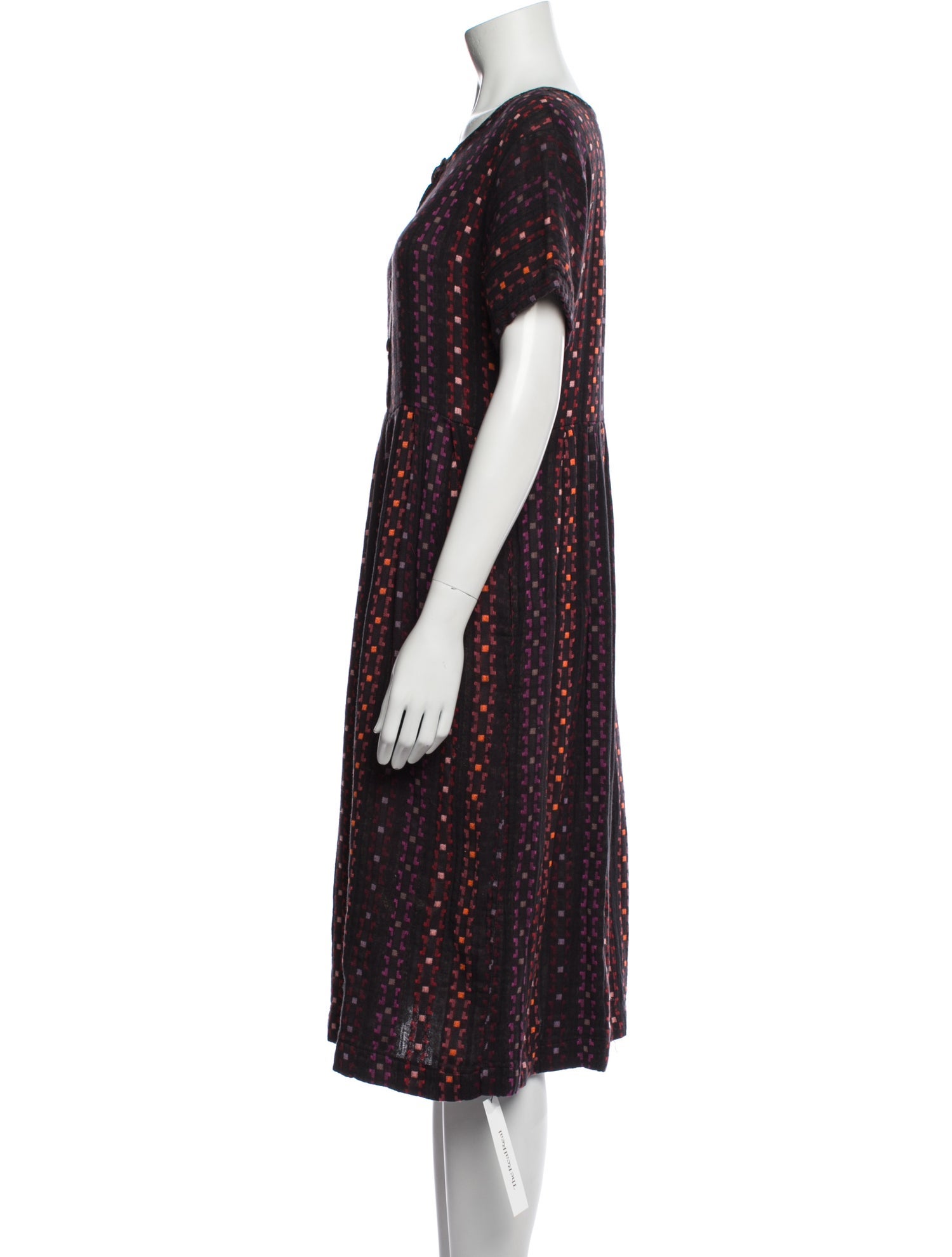 Ace & Jig Polka Dot Print Midi Length Dress