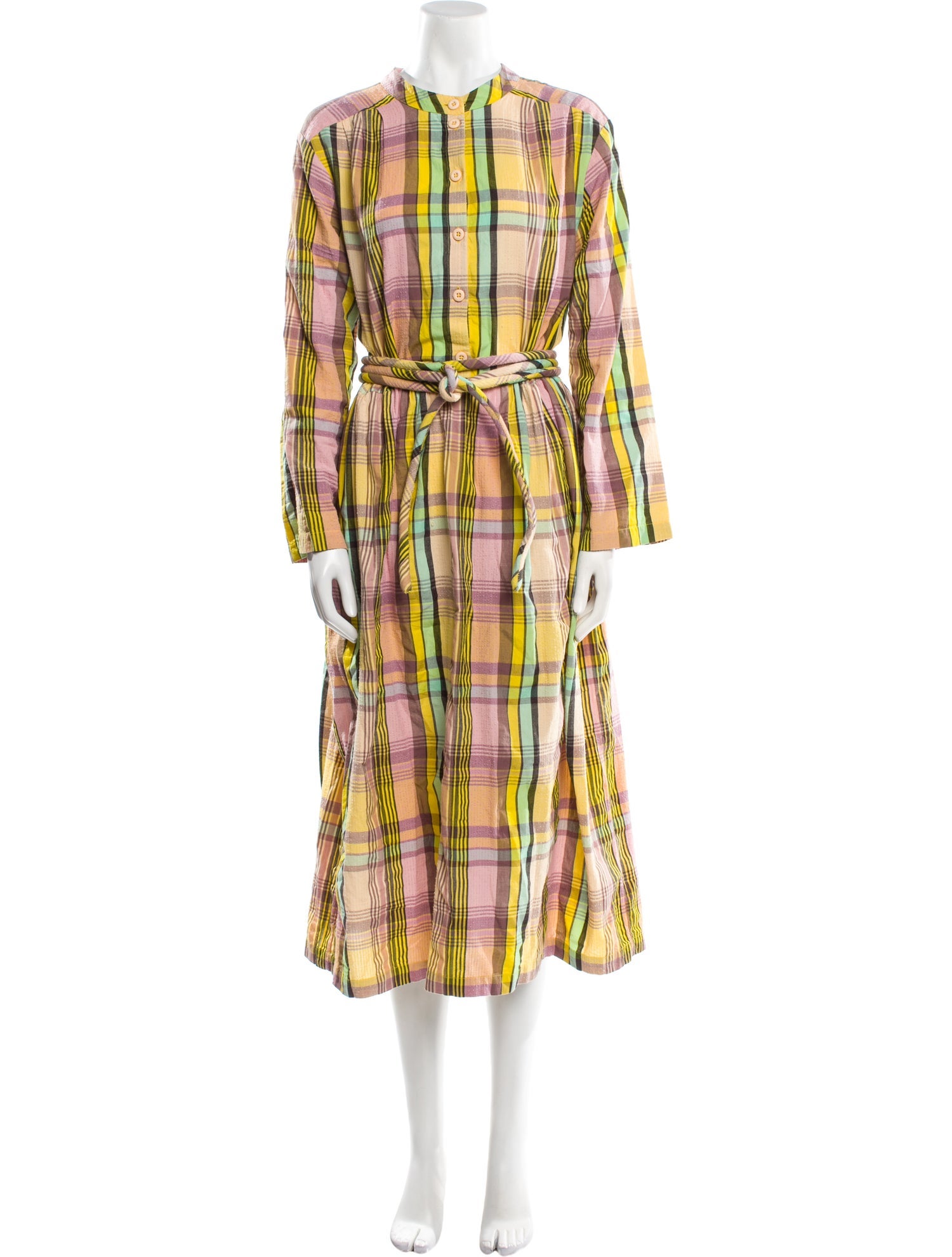 Ace & Jig Plaid Print Long Dress