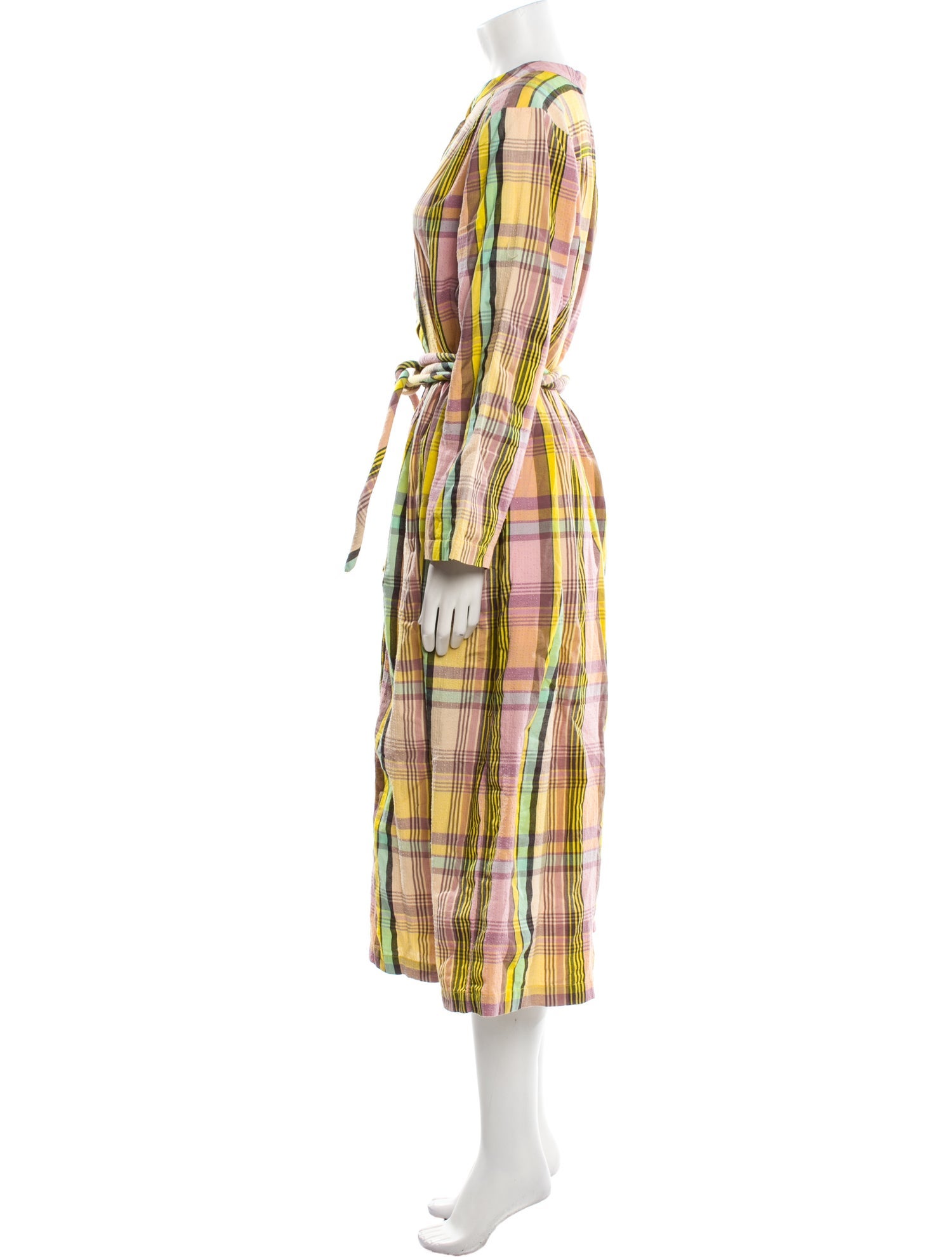 Ace & Jig Plaid Print Long Dress