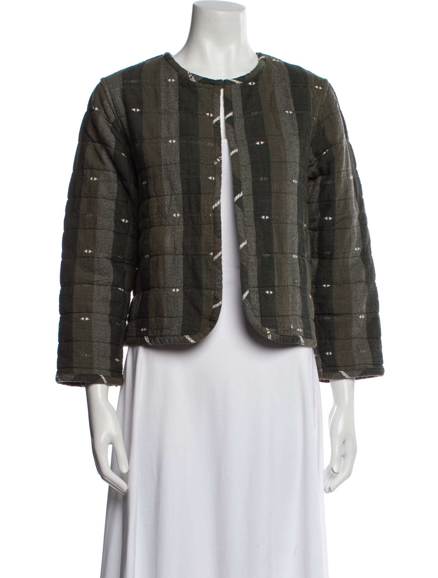 Ace & Jig Plaid Print Evening Jacket