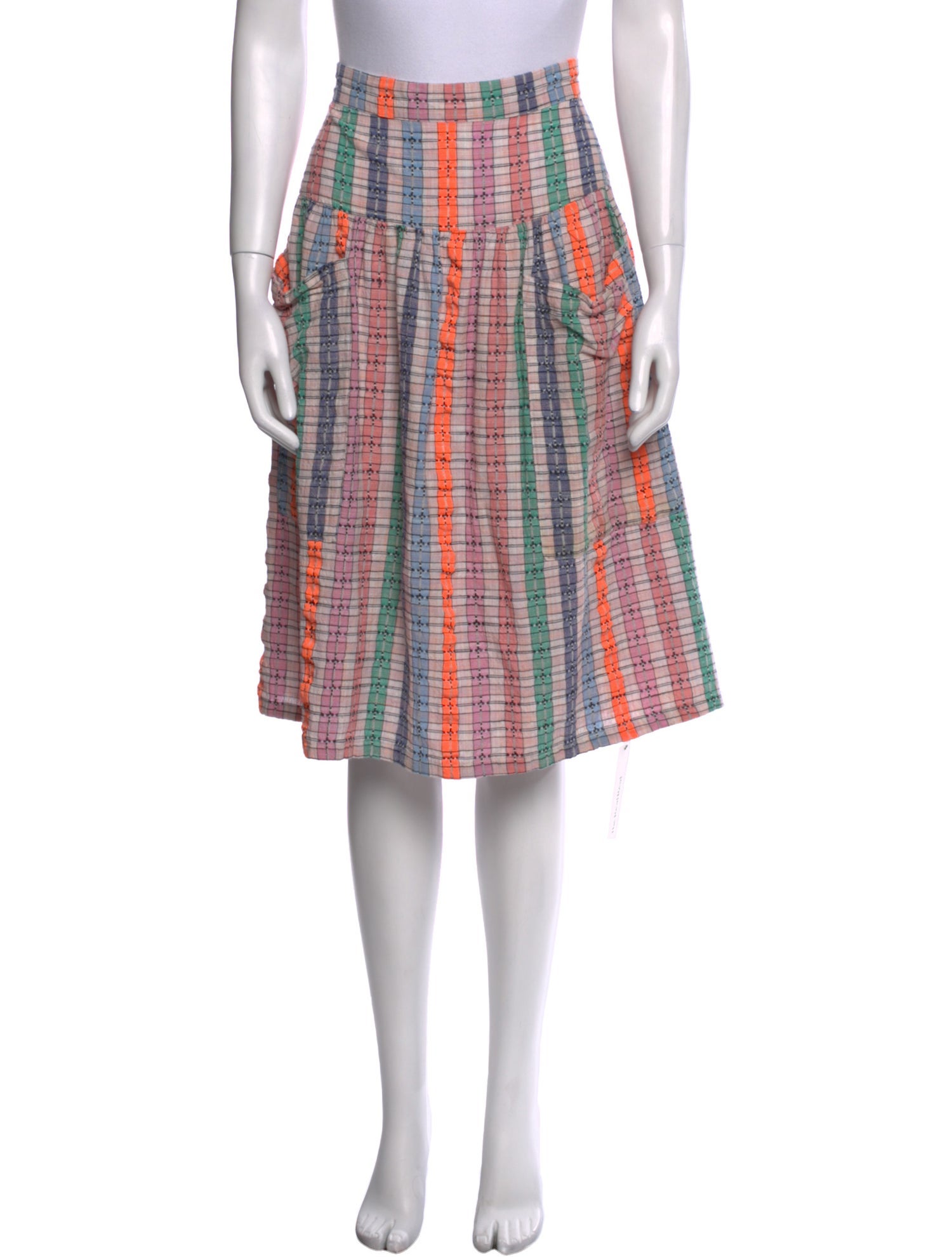 Ace & Jig Plaid Print Knee-Length Skirt