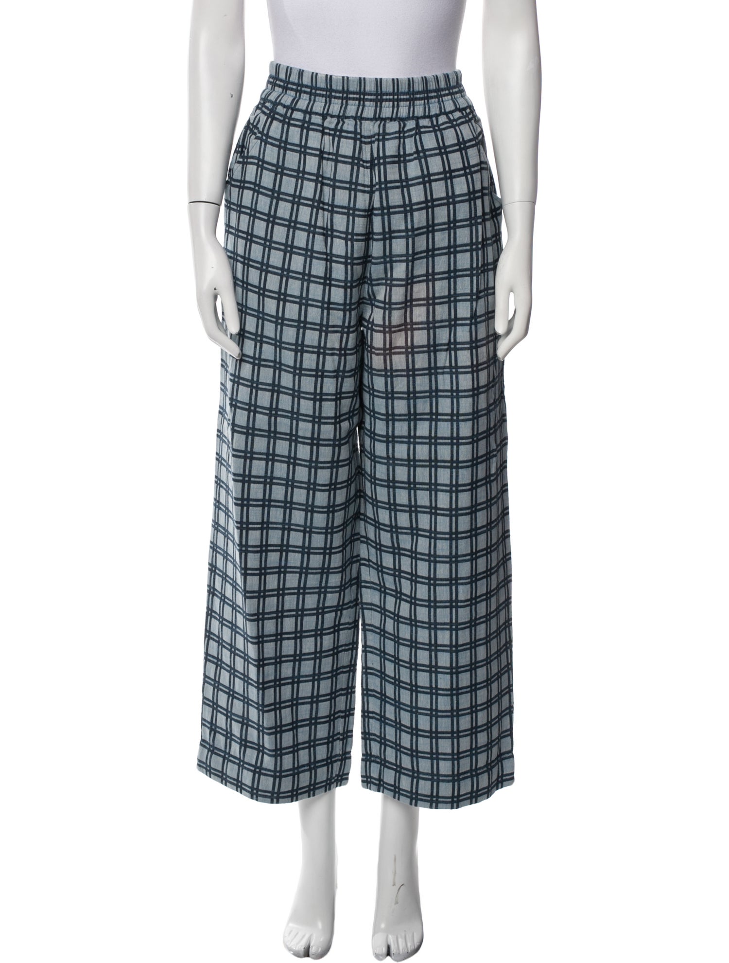 Ace & Jig Plaid Print Wide Leg Pants
