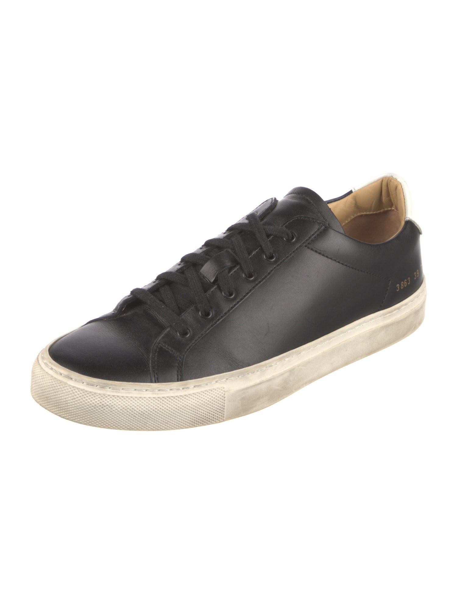Versace Blue Leather Athletic Sneakers main image 1