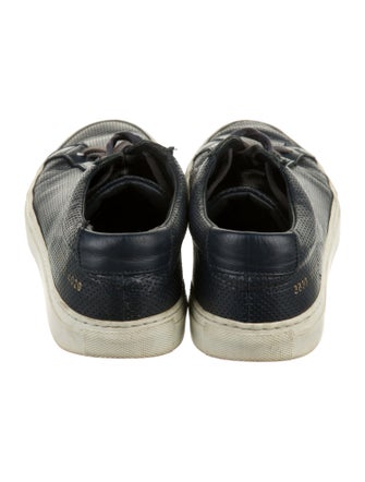 Common Projects Leather Lasercut Accents Sneakers