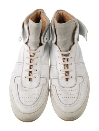 Common Projects Leather Lasercut Accents Sneakers