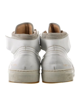 Common Projects Leather Lasercut Accents Sneakers