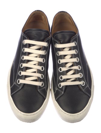 Common Projects Leather Printed Sneakers