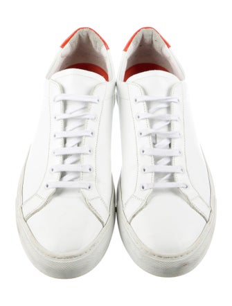 Common Projects Leather Graphic Print Sneakers
