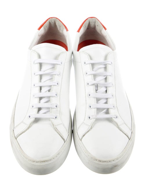 Common Projects Leather Graphic Print Sneakers