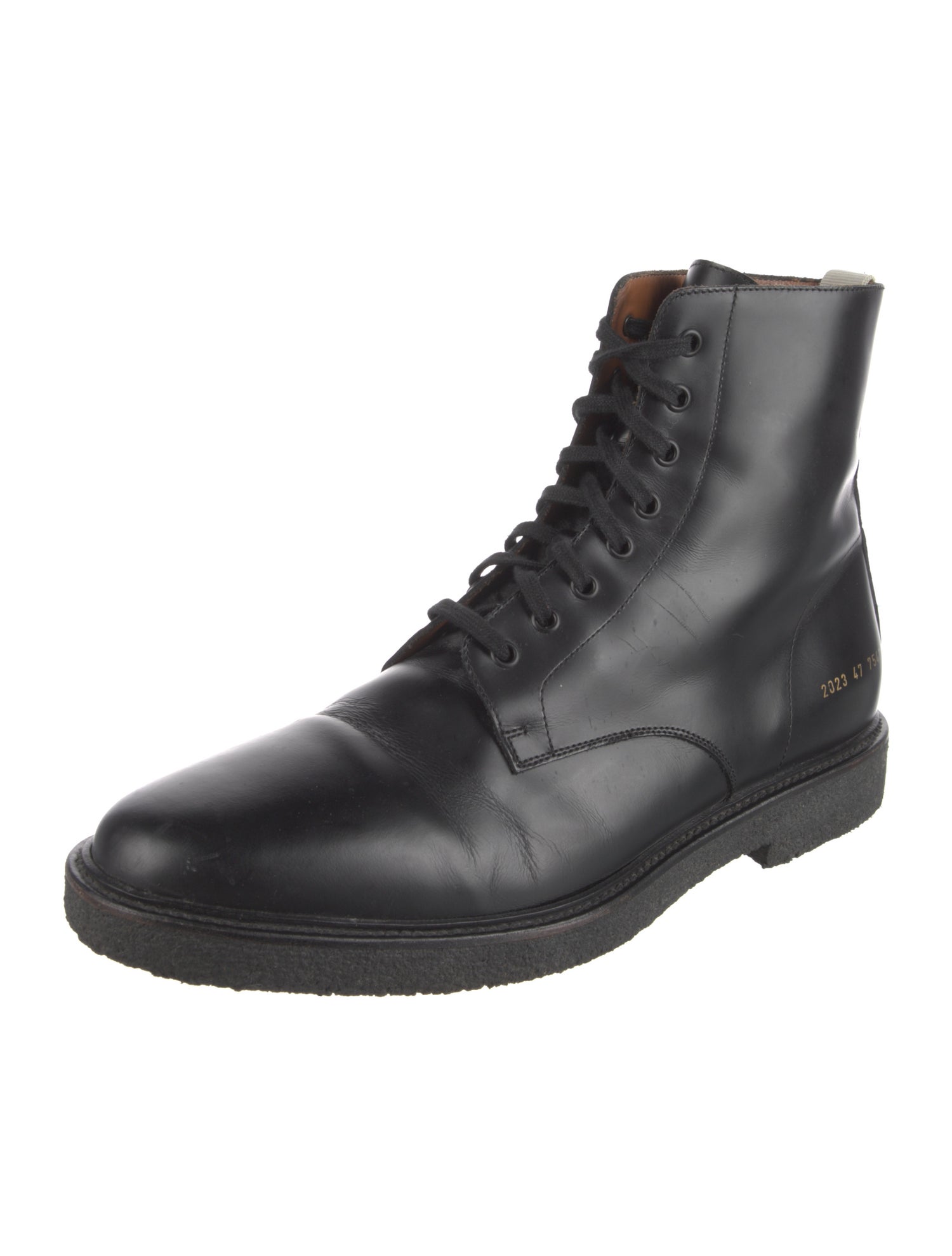 Common Projects Leather Lace-Up Boots