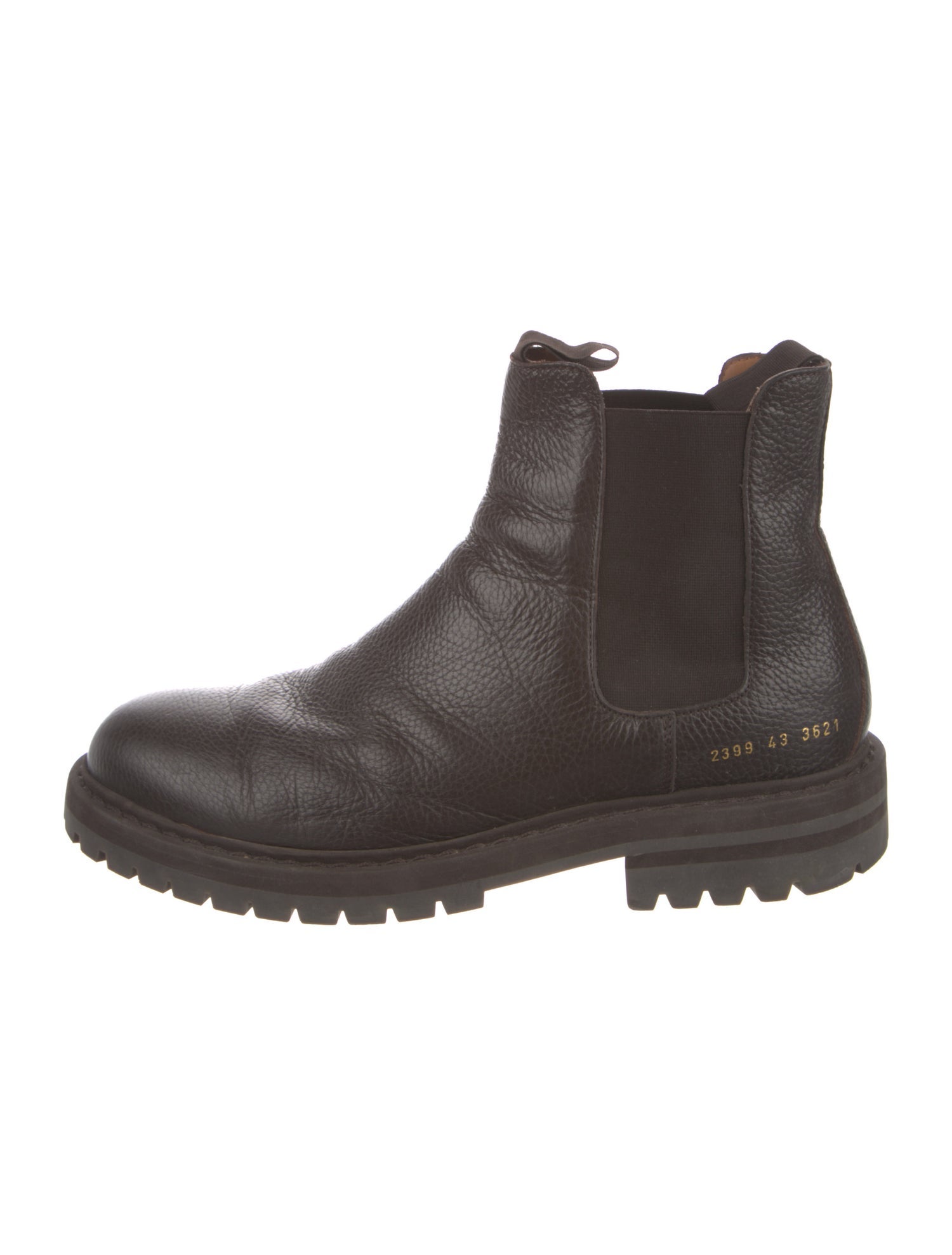 Common Projects Leather Chelsea Boots