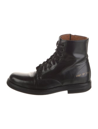 Common Projects Leather Combat Boots