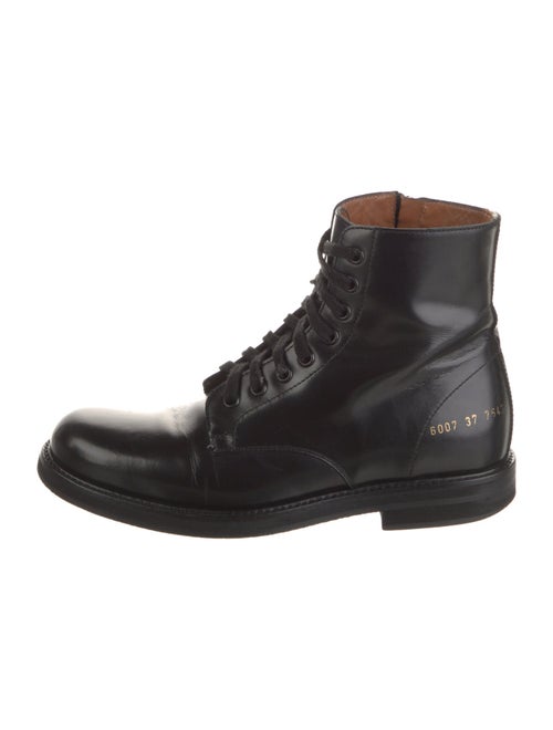 Common Projects Leather Combat Boots