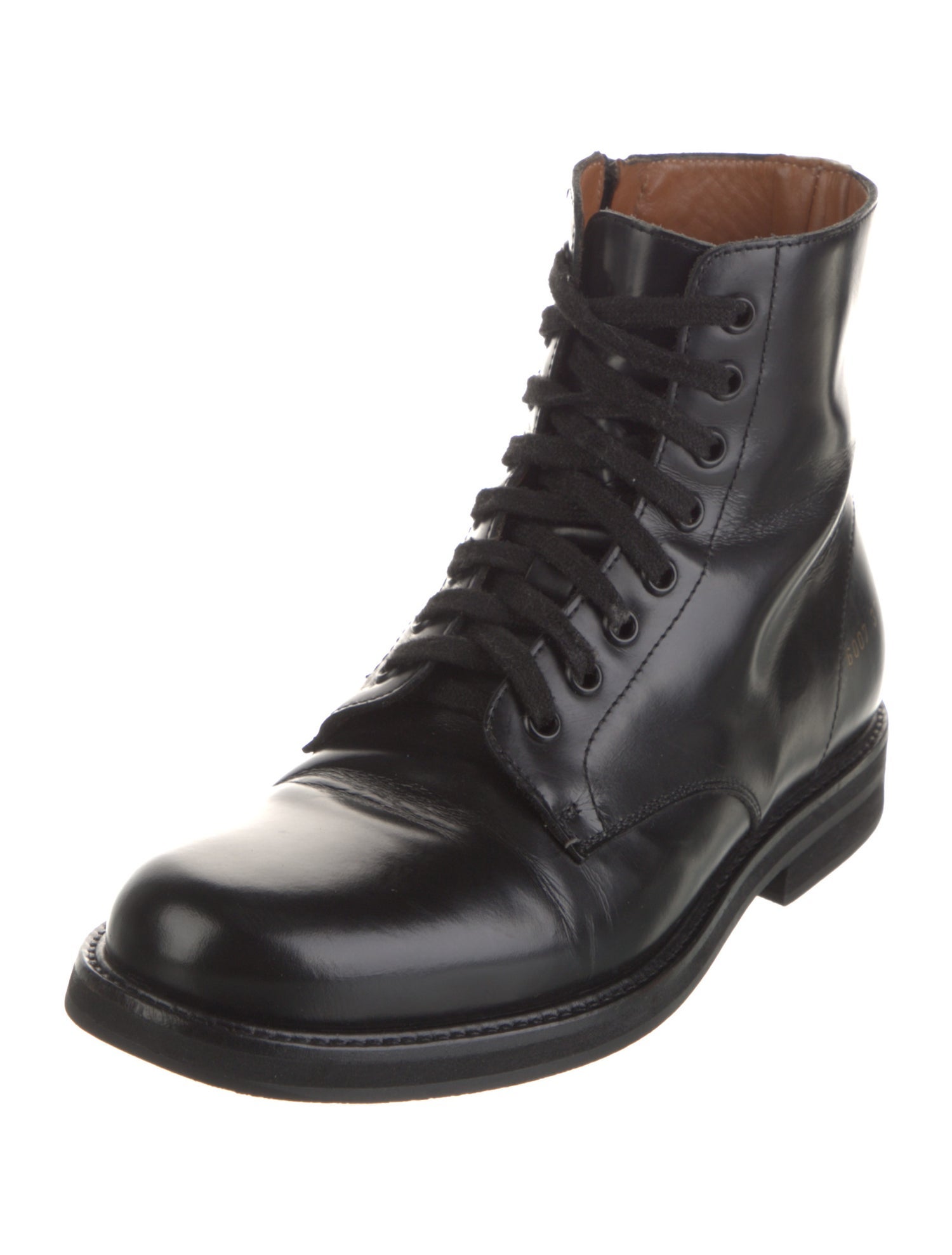 Common Projects Leather Combat Boots