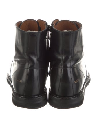 Common Projects Leather Combat Boots