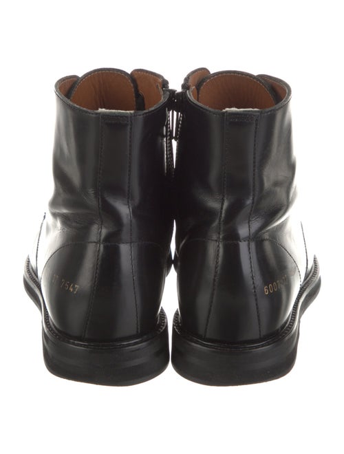 Common Projects Leather Combat Boots