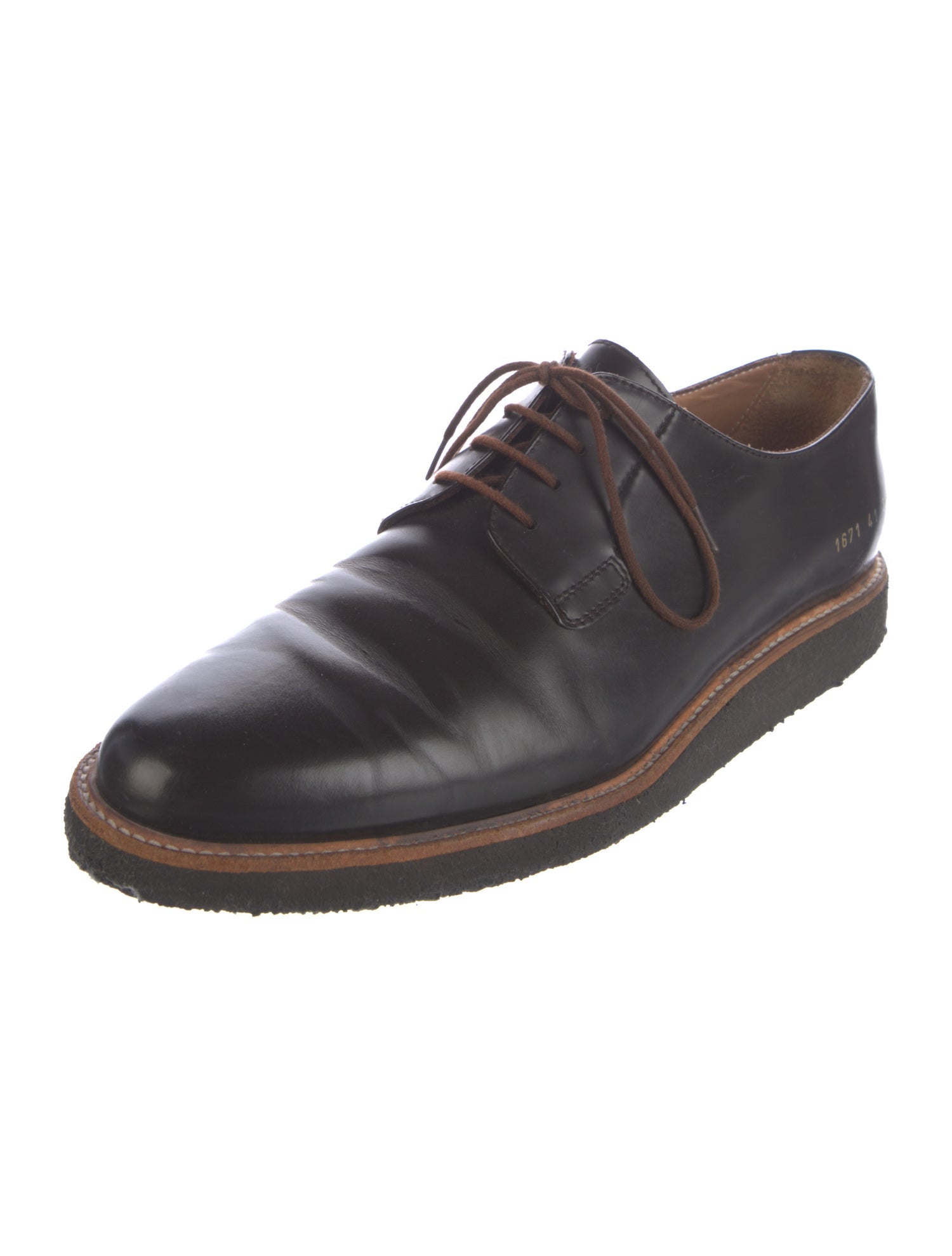 Comme des Garçons Homme Plus Leather Armored Derby Shoes