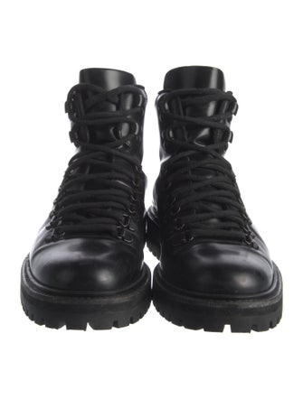 Common Projects Leather Combat Boots