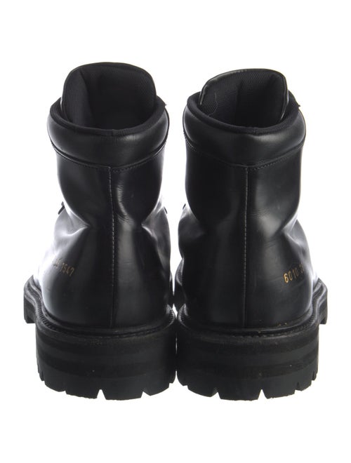 Common Projects Leather Combat Boots