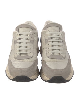 Common Projects Suede Colorblock Pattern Athletic Sneakers