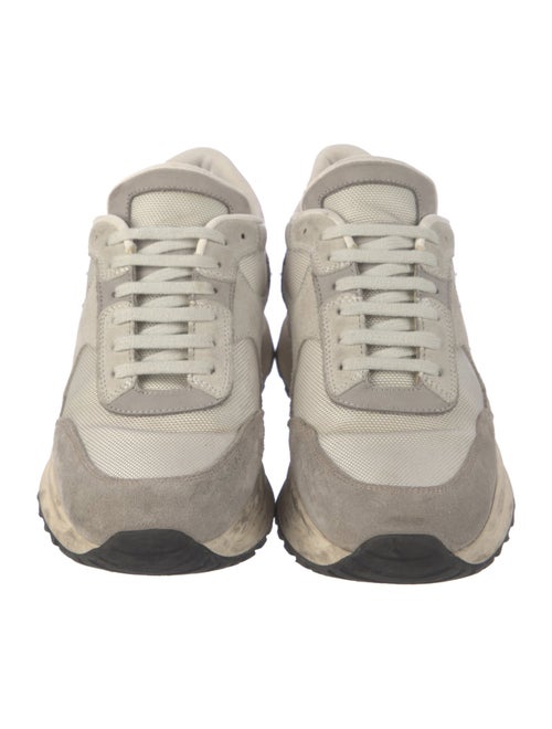 Common Projects Suede Colorblock Pattern Athletic Sneakers