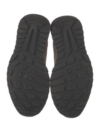 Common Projects Suede Colorblock Pattern Athletic Sneakers